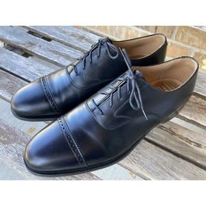 9.5 D Peal & Co Brooks Brothers Leather Oxford Dress Shoes Made in England